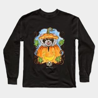 The Great Ferret Pumpkin Long Sleeve T-Shirt